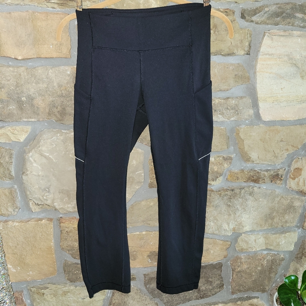 Lululemon Speed Up Crop 4 Pants 21" Black Leggings